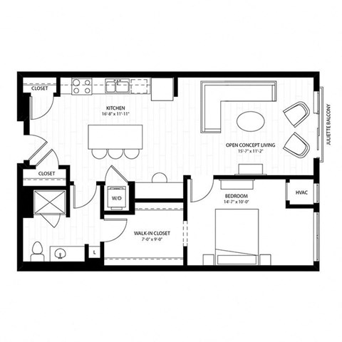 a black and white floor plan of a house